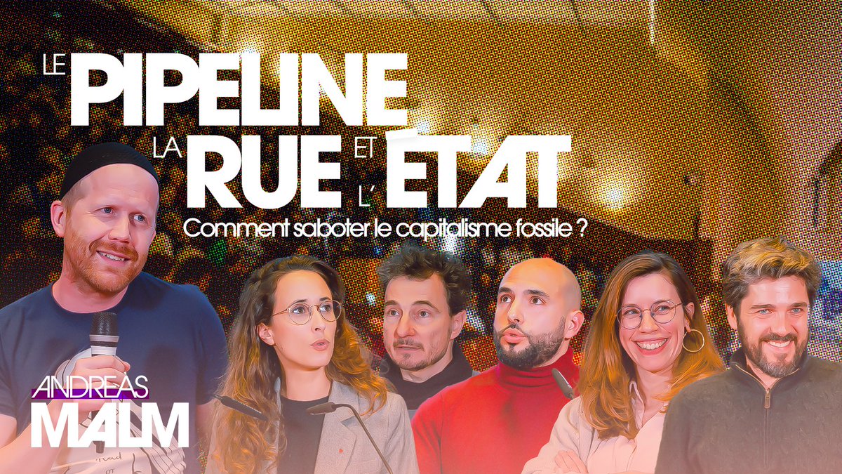 📺 Le pipeline, la rue et l'État. Comment saboter le capitalisme fossile ?

Pour (re)voir la conférence d'Andreas Malm, c'est par ici : youtube.com/watch?v=RbWH8P…