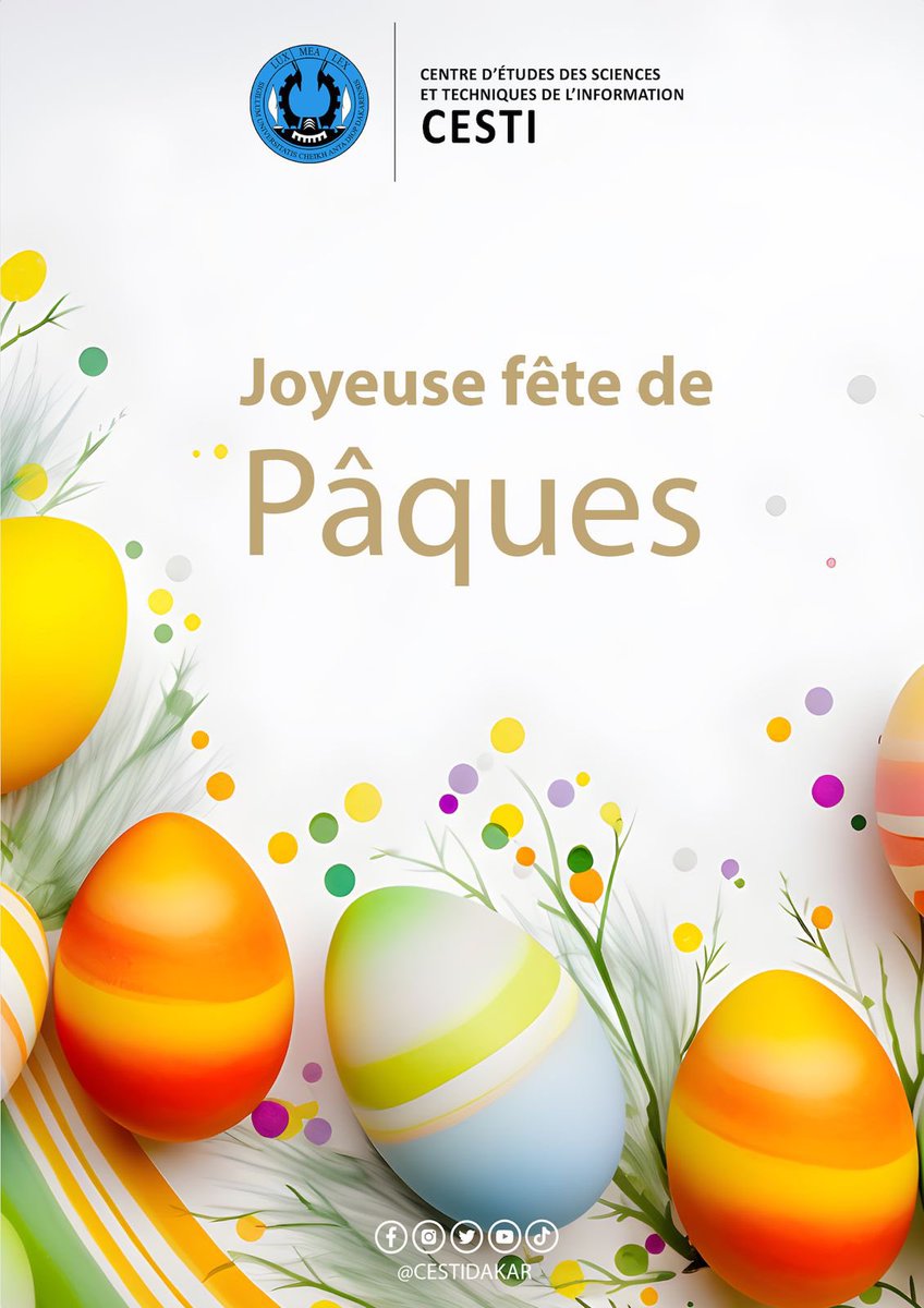 Joyeuses fêtes de Pâques à toute la communauté chrétienne.