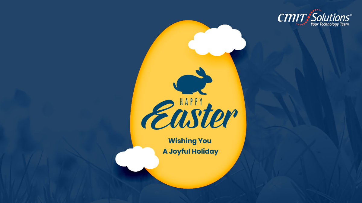 CMIT Solutions wishes you a happy Easter filled with joy and blessings! 🐰🌷 #CMITSolutions #HappyEaster