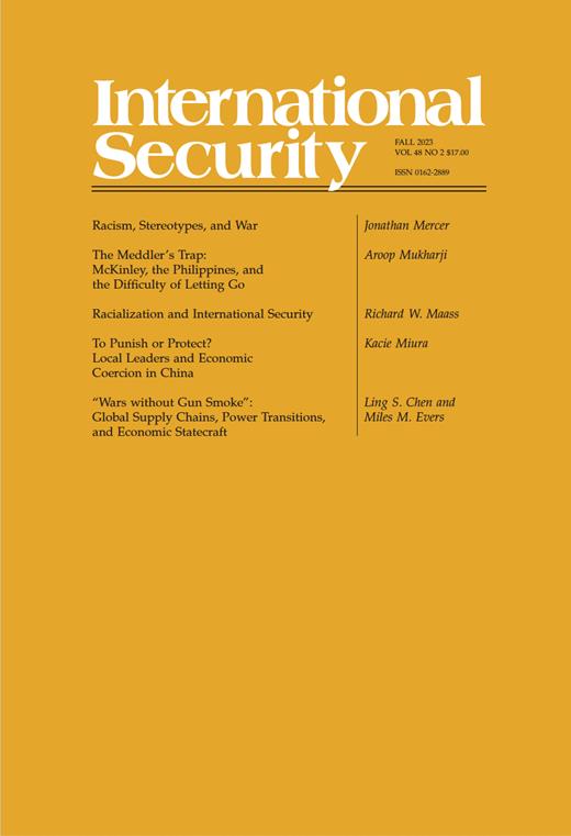 “Wars without Gun Smoke”: 

Global Supply Chains, 
Power Transitions
&
Economic Statecraft 

'Conventional wisdom holds that conflict is highly likely during a power transition between declining and rising powers. 

The spread of #GlobalSupplyChains has provided new…