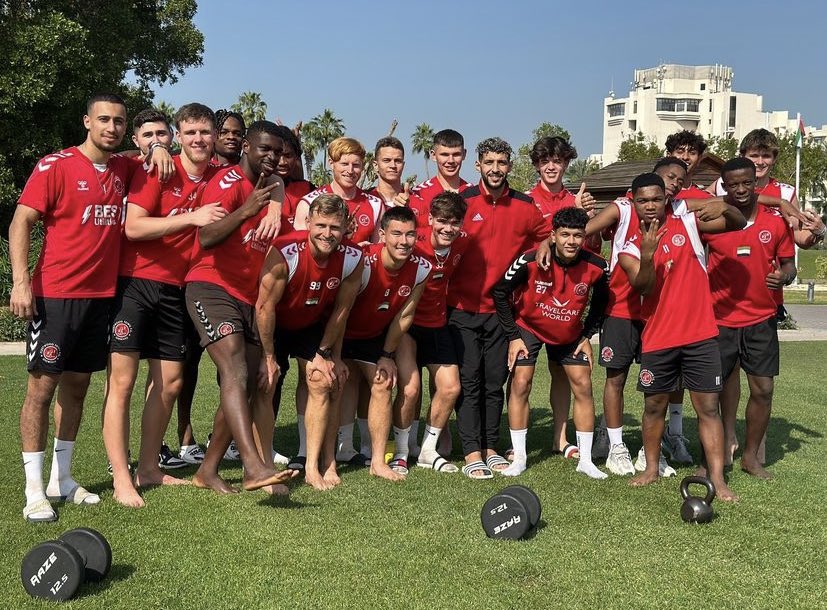 🇦🇪 Congratulations to @FleetwoodUnited on winning the UAE Second Division. 

David Webb was on the scoresheet yesterday as they won 2-0 to secure the league title with a game to spare. It was Webb’s sixth of the season, having previously played for various non-league sides back