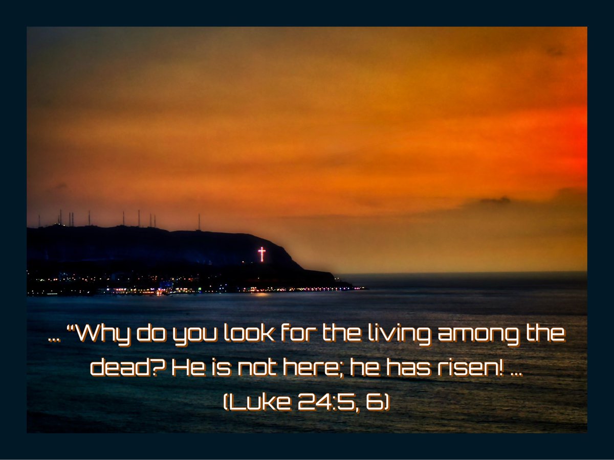 DaleOShields's tweet photo. “… They found the stone rolled away from the tomb … two men in clothes that gleamed like lightning stood beside them … the men said to them, ‘Why do you look for the living among the dead? He is not here; he has risen! … ’” — Luke 24:1-6 https://t.co/YTrnKfUWrI