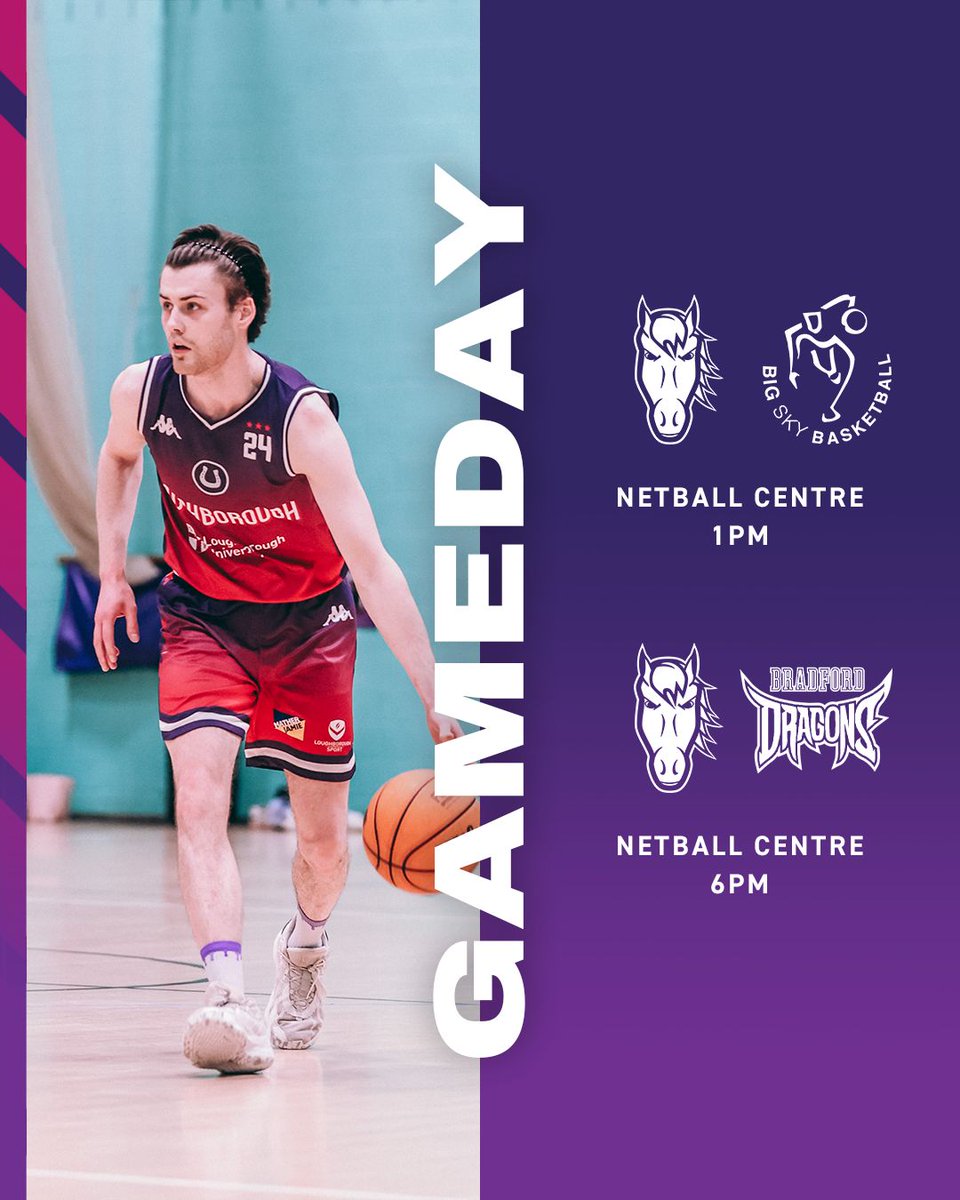 It's double game day at <a href="/lborouniversity/">Loughborough University</a>! 🔥

🕐1pm: Division 3 Men's vs Big Sky 
🕧6pm  Division 1 Men's vs <a href="/BradfordDragons/">Bradford Dragons</a>