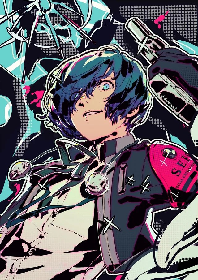 who is making art of persona characters like this gaddamn