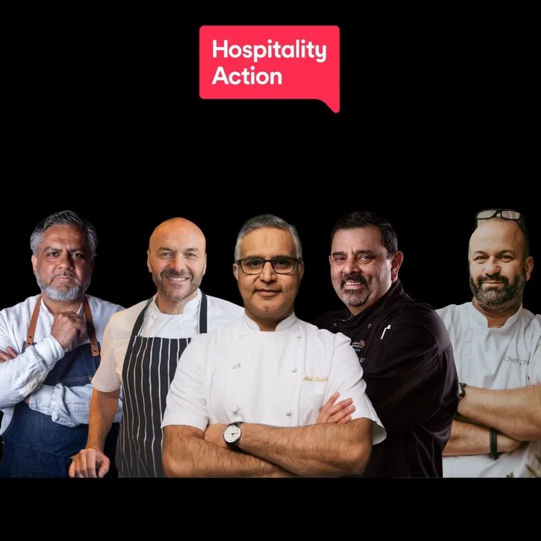 On Monday 22nd April, Atul Kochhar, Cyrus Todiwala, Charlie Hodson, Vivek Singh and Simon Rimmer will join forces to host an exclusive charity dinner at Kanishka, in aid of Hospitality Action. The exclusive dinner will raise vital funds for the charity. hospitalityaction.org.uk