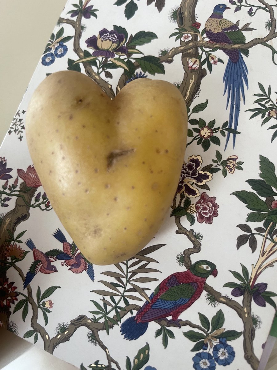 Can’t bring myself to eat this #lovepotato ❤️🥔