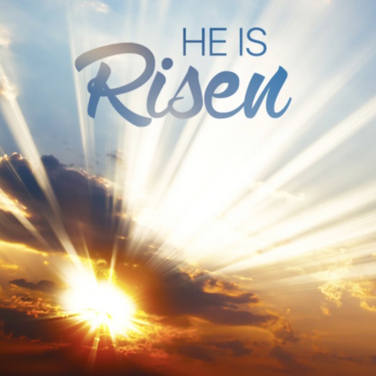 “He is not here; for He is risen” - Matthew 28:6. 🙏🏾✨🕊️💜🌼 Wishing everyone a joyful and happy Easter Sunday! #easter #eastersunday #heisrisen