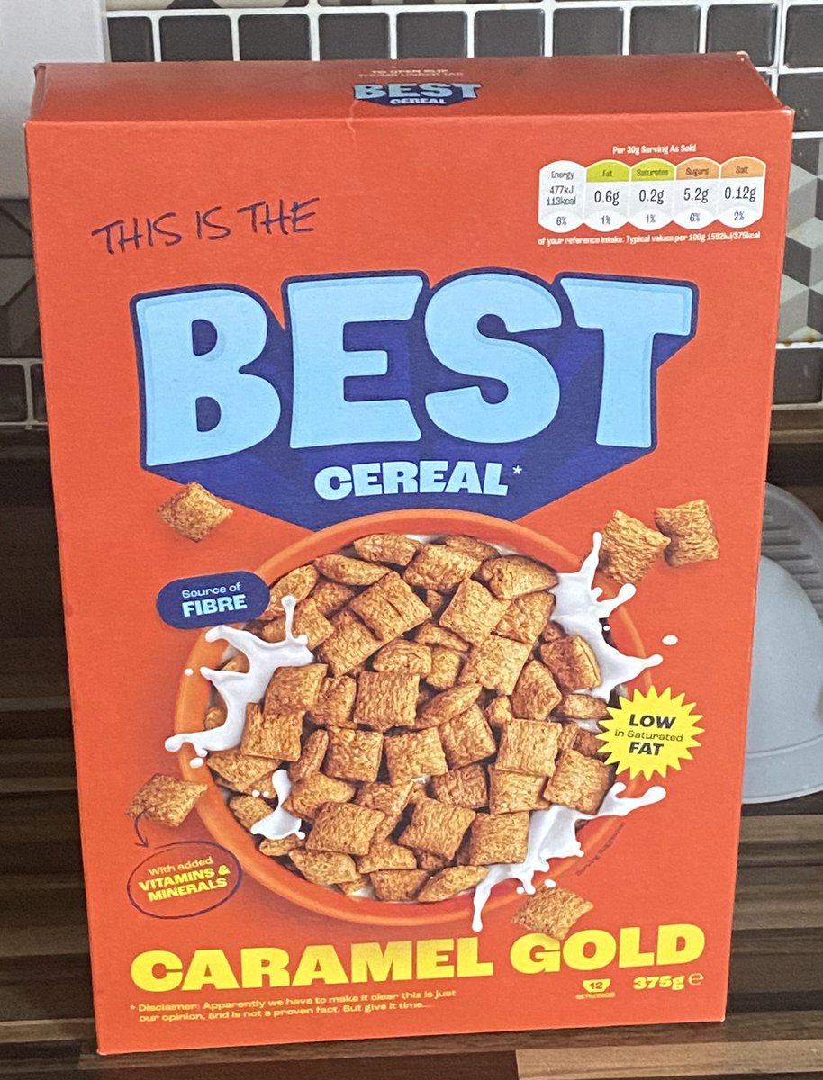 Just got @_bestbreakfasts cereal Caramel Gold