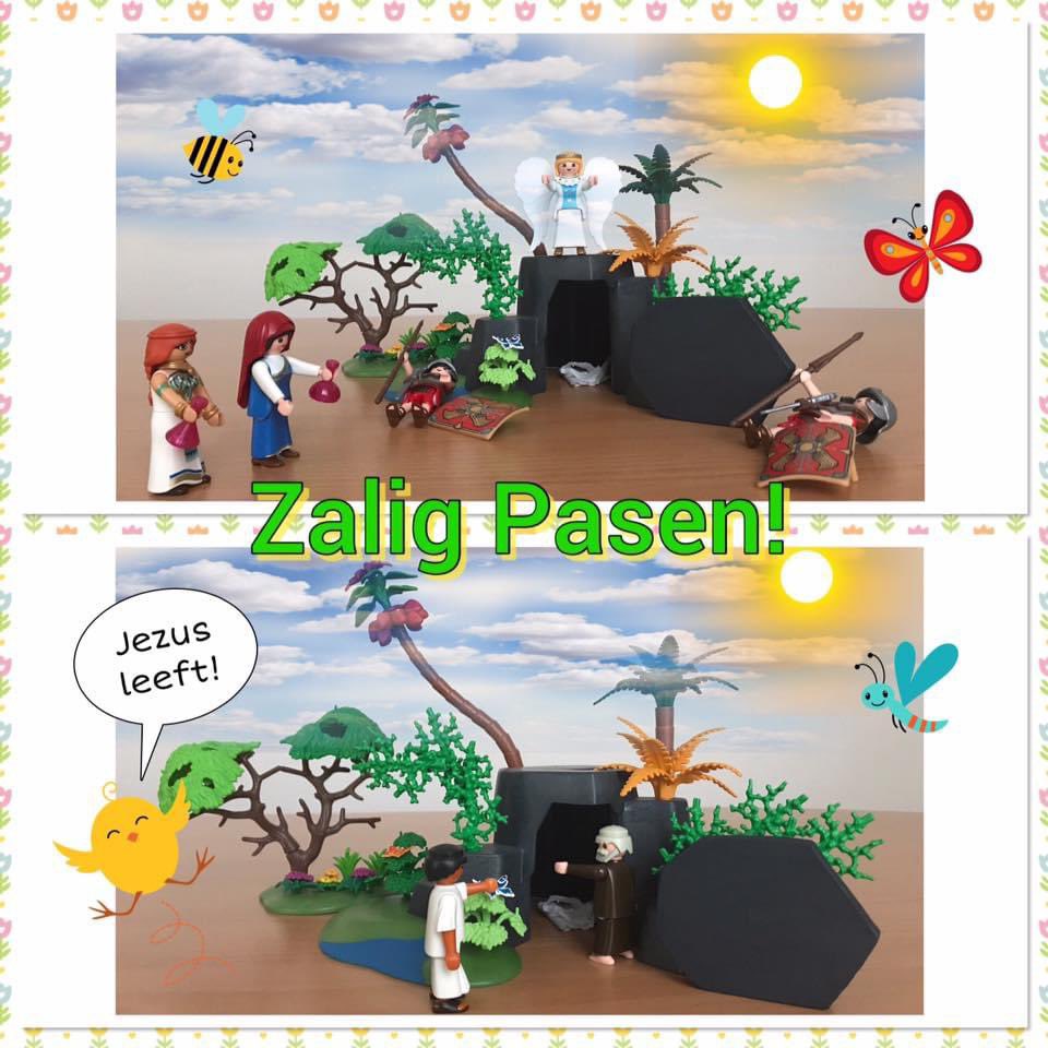 CreaBea met Playmobil😍 én een app😉#mijnpassie <a href="/playmonews/">playmonews</a> <a href="/playmobil/">PLAYMOBIL</a> #pasen2024 “Zijn Liefde voor ons laat nooit los!”💙🙏🏼🕯️😇 Zalig Pasen!