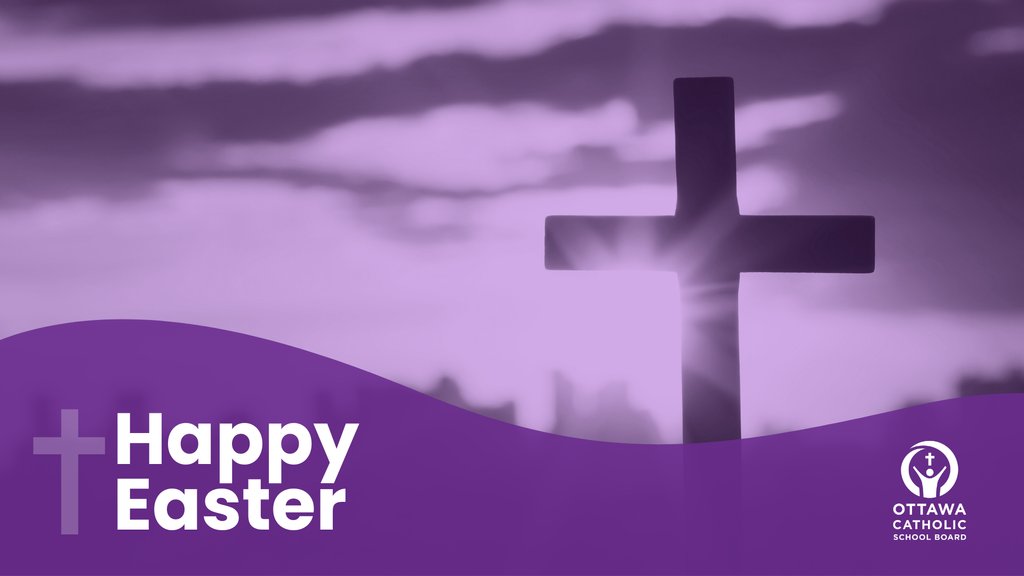 ✝️ Wishing our #OCSB family a blessed #Easter. With Spring, we also welcome Christ's resurrection and the renewal it signifies. We hope that today fill your homes with hope, peace, and joy. #HolyWeek2024 #ocsbFaith #ocsbBeCommunity @ocsbRE