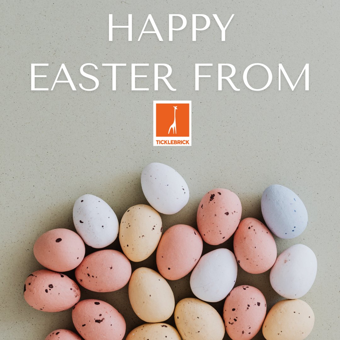 Wishing you a joyful Easter celebration from the Ticklebrick Team 🐰 #eastersunday #easterholidays #happyeaster #bankholiday #eastertime #eastereggs