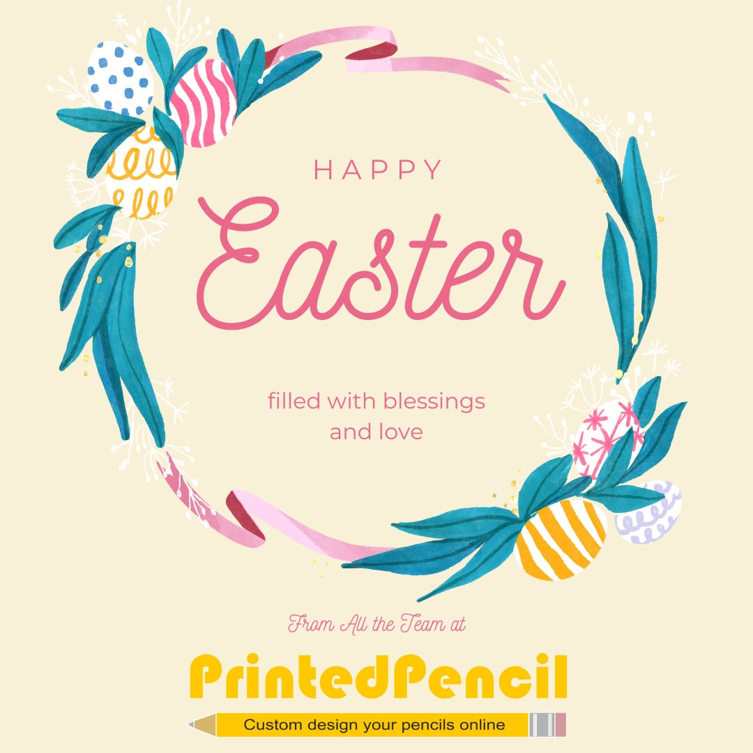 Wishing everyone a very Happy Easter 🐣 🐰 💐 from all of the Team at PrintedPencil.co.uk 💛