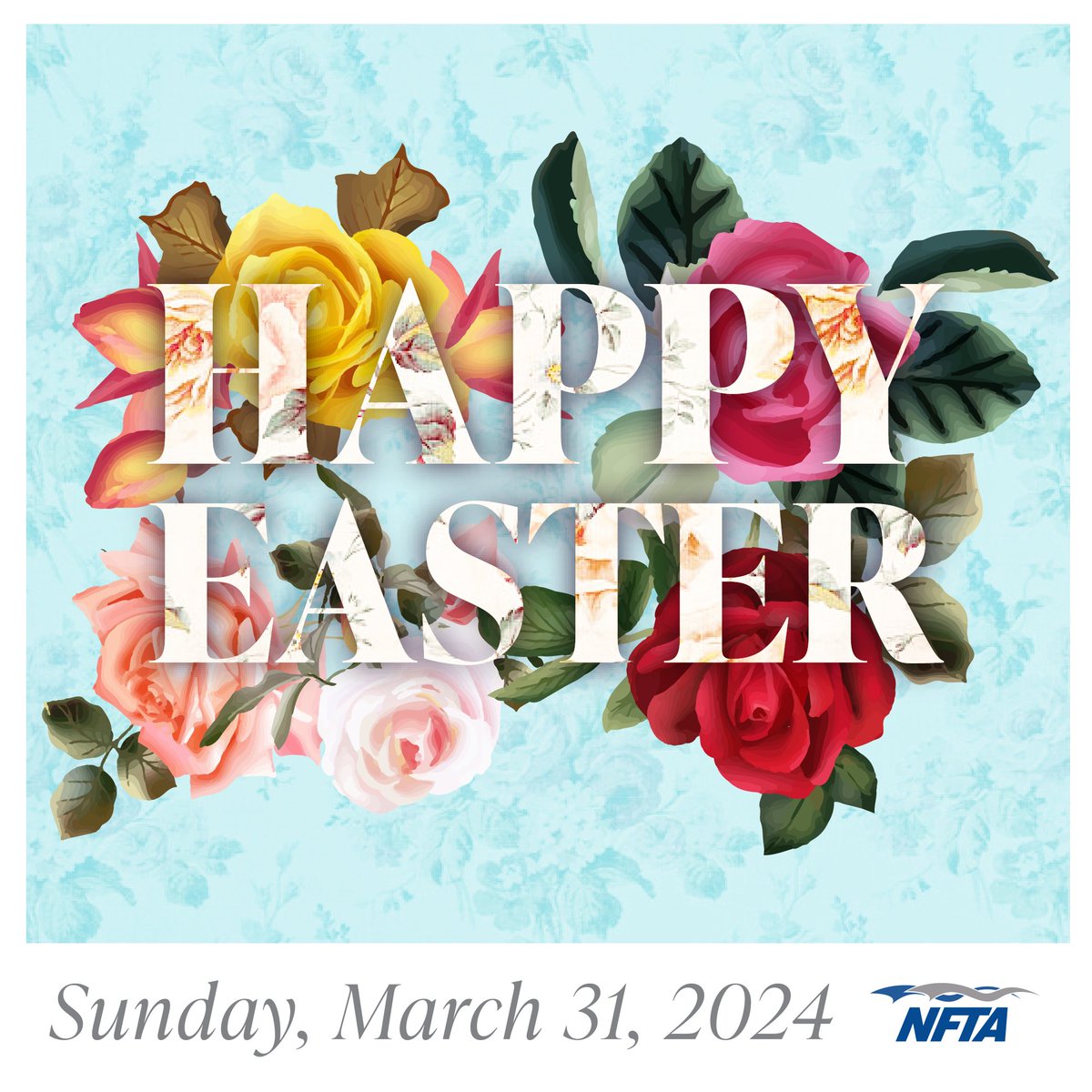 Happy Easter from the Niagara Frontier Transportation Authority! 🐣🌷🐰