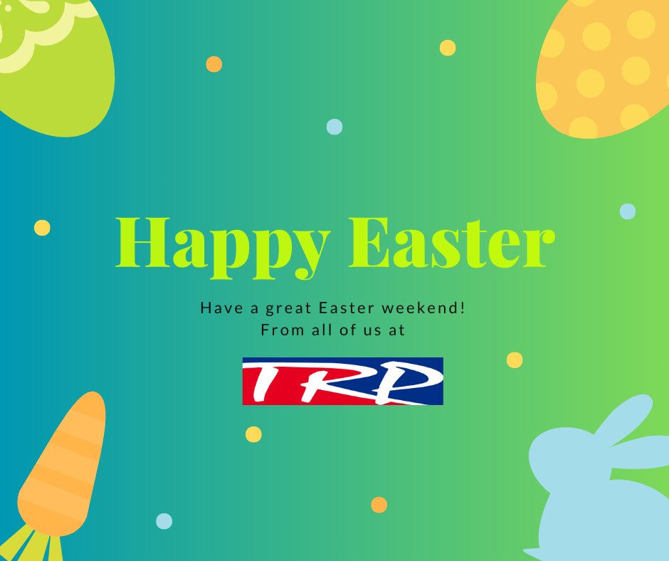 Happy Easter from all of us at TRP! #HappyEaster #TRPParts #Easter