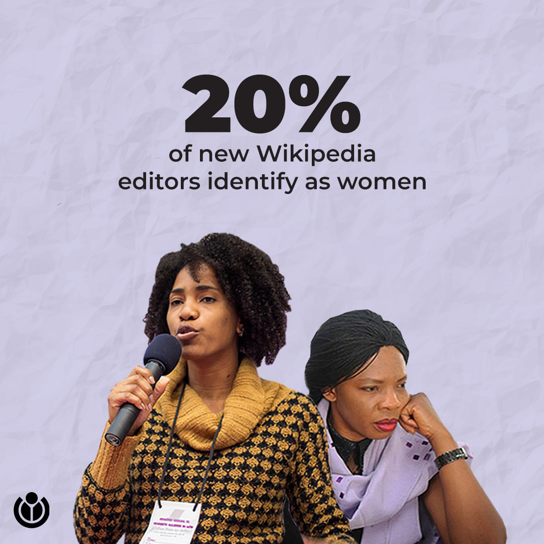 Wikimedia's tweet photo. Thanks to many Wikimedia movement initiatives, we are closing the gender gaps. 🧵⬇️ (1/5) https://t.co/LCqieed3GJ