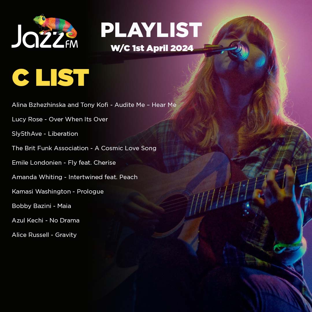 Jazz FM’s Playlist w/c 1st April 2024 -What do you think? Is your new favourite artist on our list? 🎶 | #JazzFMPlaylist #NewMusic |