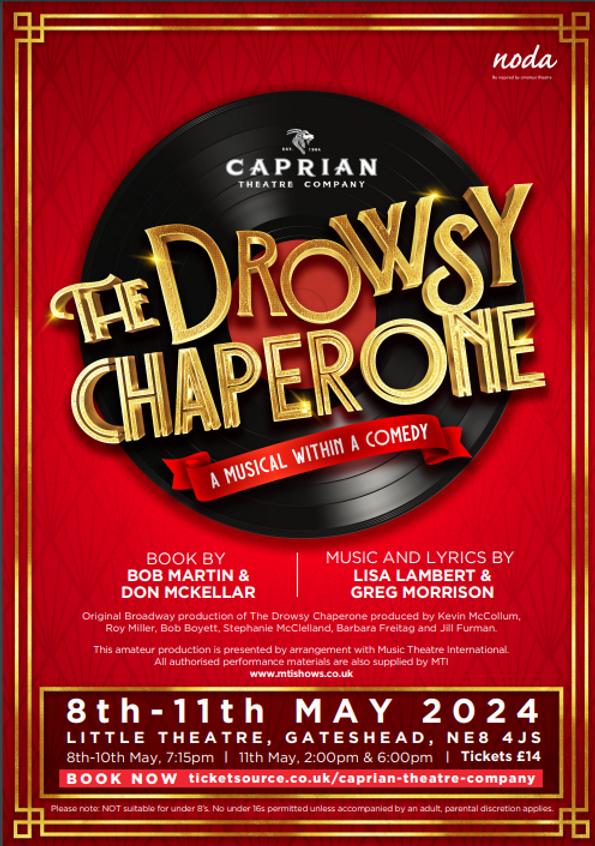 Caprian Theatre Company <a href="/capriantc/">Caprian Theatre Company</a> present "The Drowsy Chaperone" see dramagroups.com #Shows #UK #May2024 - list your Show at <a href="/DramaGroups/">Drama Groups</a> absolutely free! #amdram #breakaleg <a href="/followers/">はうはう</a>