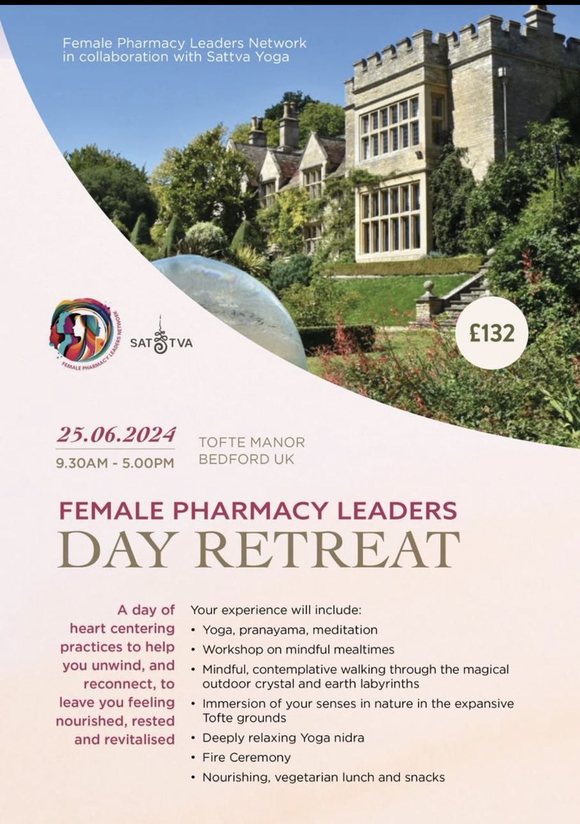 We are thrilled to share the details of our 1st ever retreat!! We’ve been listening to you,hearing how you don’t have time to self-care & how burnt out you are feeling. This will be the last event & pinnacle of our 6 month series of ‘enabling leaders’ meet-ups. Hope u can make it