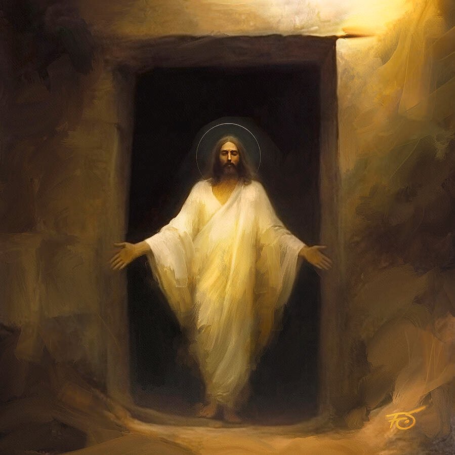 “He has Risen!!!” Alleluia!! Happy Easter.