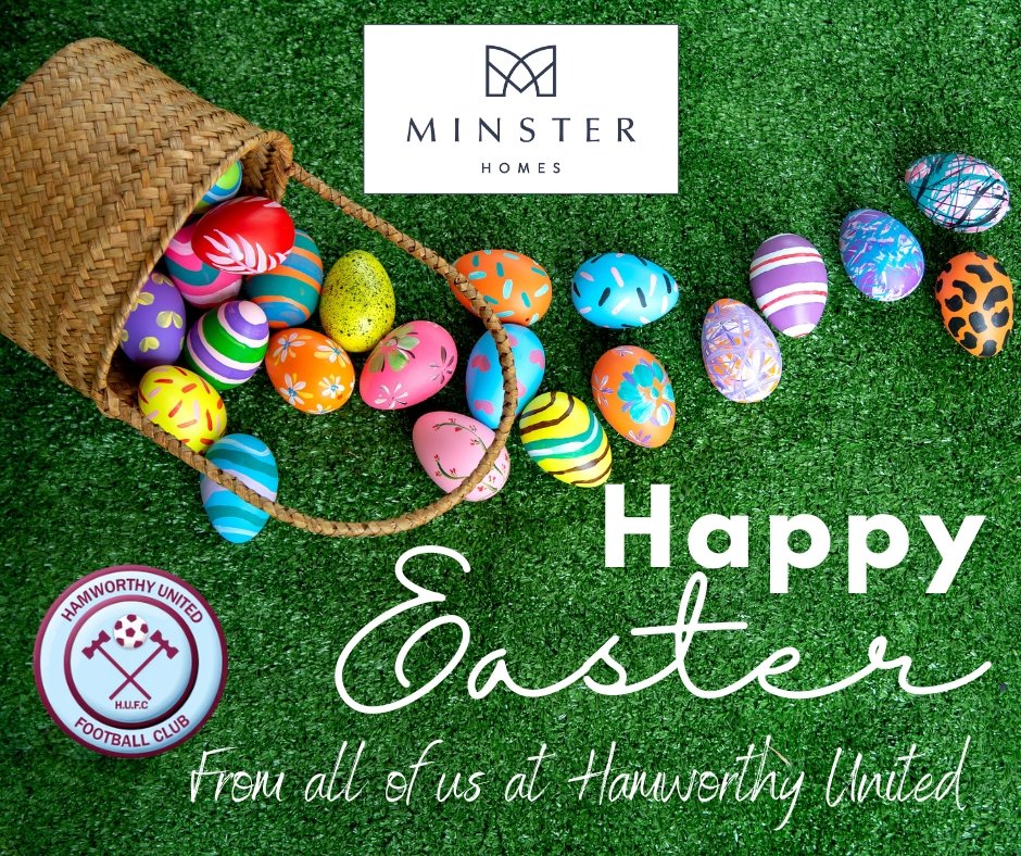 HamworthyUtdFC's tweet image. Happy Easter from all of us at Hamworthy United Football Club!