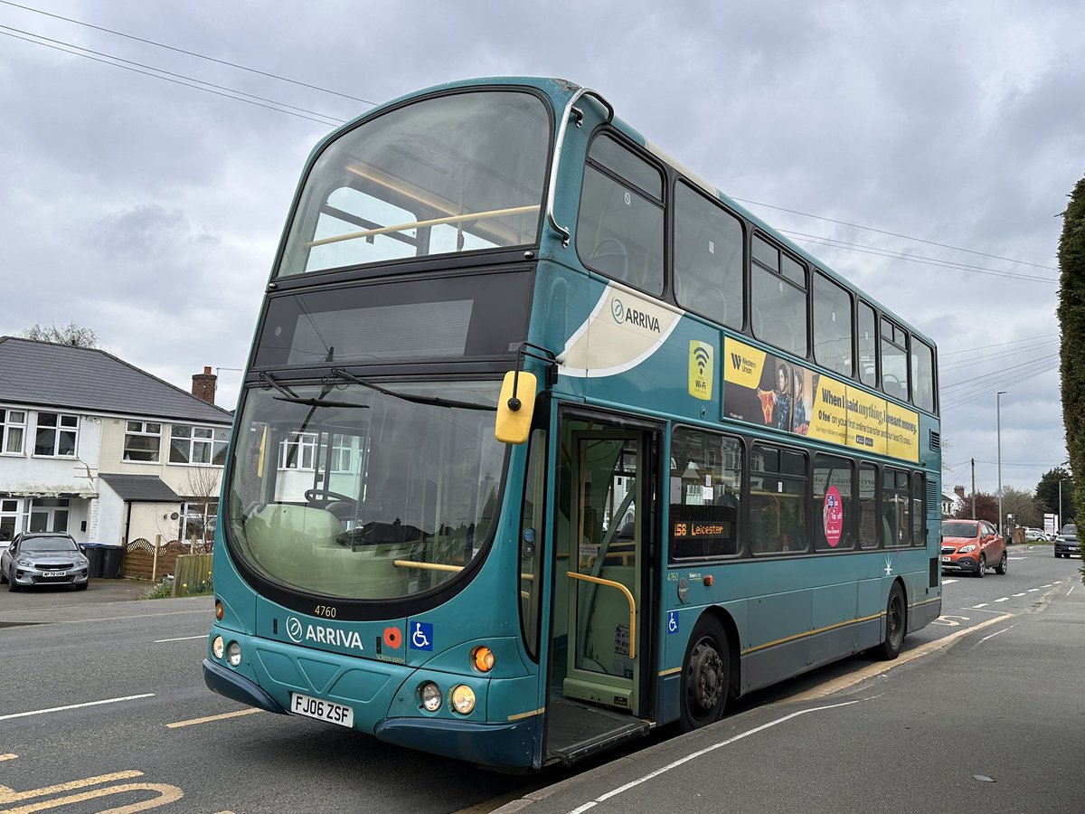 3 bus swaps later, and 4760 is the winner! Involved a trip up to Thurmaston to eventually get a bus that isn’t leaking coolant… for now…