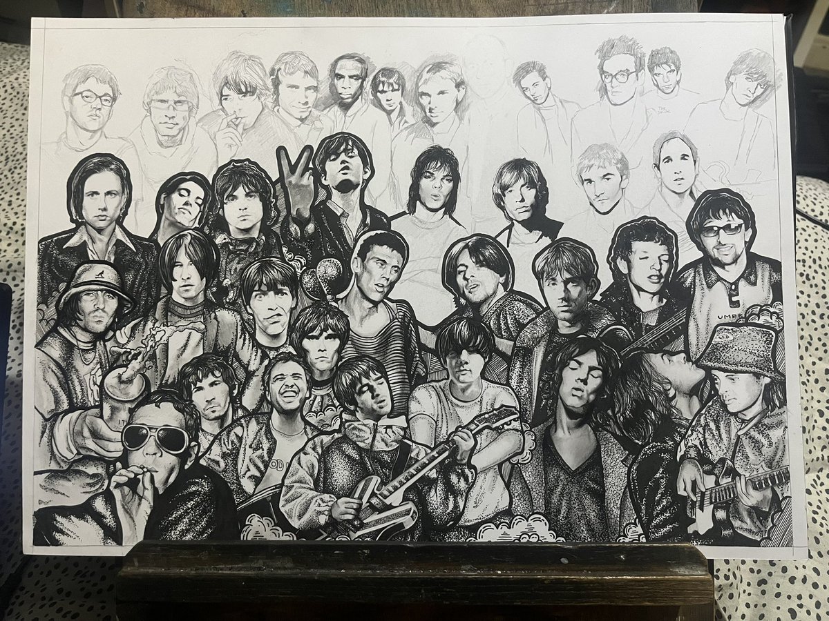 Update on my drawing! Filling up nicely, have a great Easter Sunday ❤️