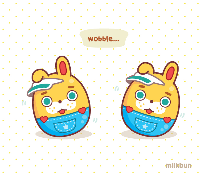 Animal Crossing wishes you a Happy (Wobbly Egg) Bunny Day! YEAH