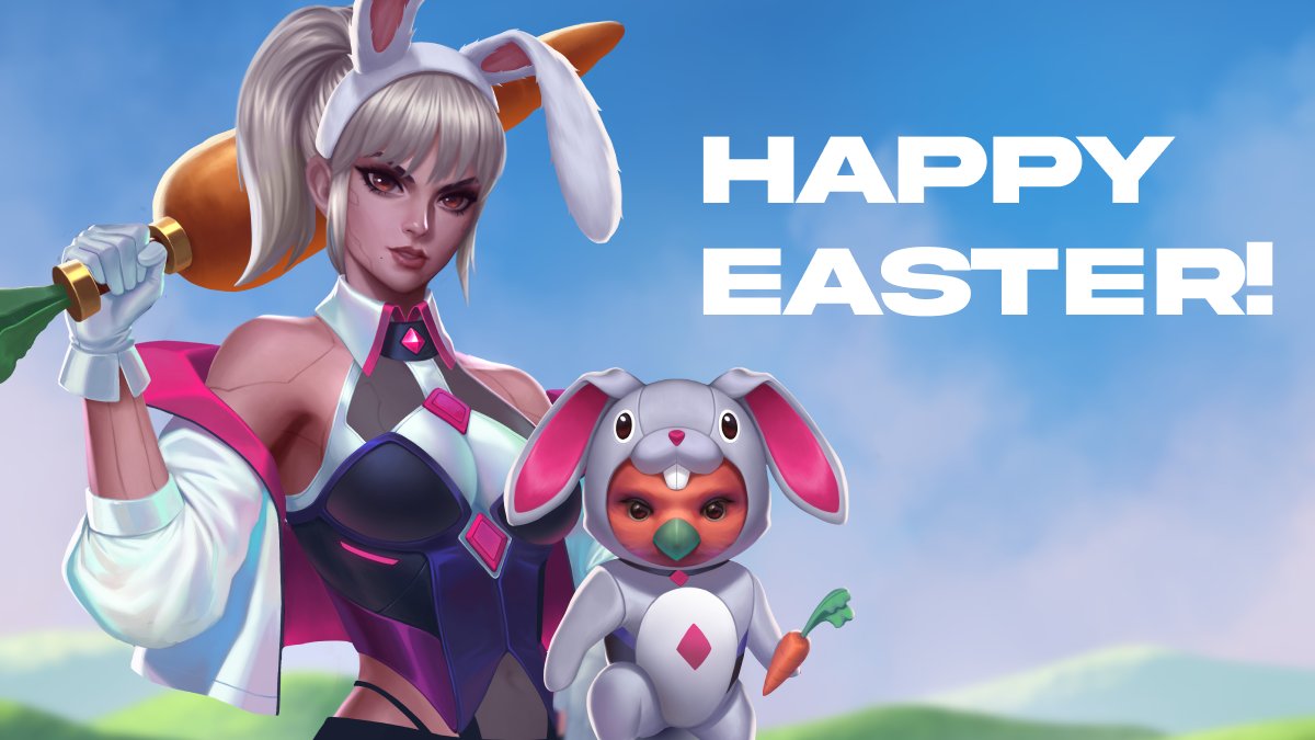 Happy Easter to the whole Moonsama community out there! 🤗 May you have a peaceful day with your beloved ones, especially if you're playing Carnage today! 🐰