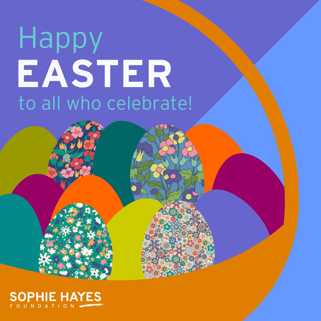 From all of us at the Sophie Hayes Foundation, we wish a very happy Easter to those who celebrate! #HappyEaster #Easter