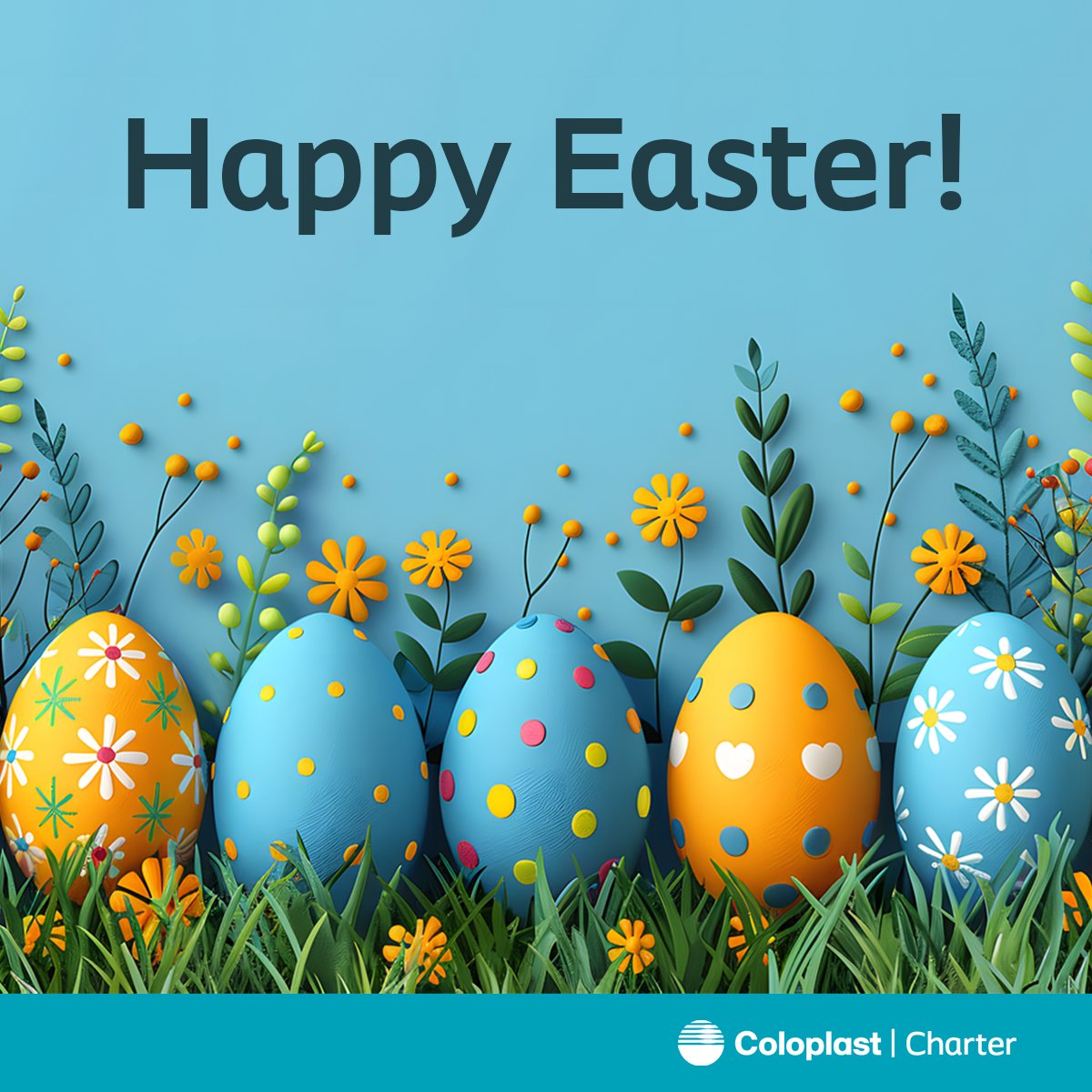 Happy Easter from everyone at Coloplast Charter! 🐣