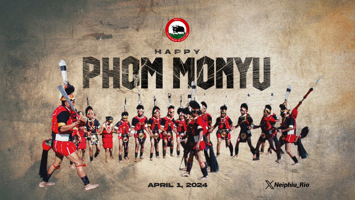 Greetings to our brothers and sisters from the Phom community on the occasion of Phom Monyu. May the essence of the festival, which is love, sharing and friendship foster oneness and strengthen relationships. #Nagaland #LandOfFestivals