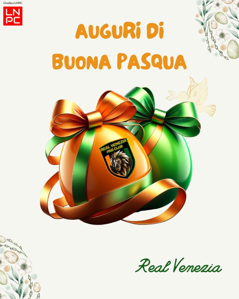 LNPC - Cup & League (@lnpcup) on Twitter photo Con la grafica realizzata dal nostro grafico LNPC per il <a href="/Real_Venezia/">Real Venezia</a>, la LNPC e il suo founder <a href="/luca_lnpc/">Luca - LNPC</a> vi augurano una serena Pasqua!
Ci vediamo presto... Con la grafica realizzata dal nostro grafico LNPC per il <a href="/Real_Venezia/">Real Venezia</a>, la LNPC e il suo founder <a href="/luca_lnpc/">Luca - LNPC</a> vi augurano una serena Pasqua!
Ci vediamo presto...