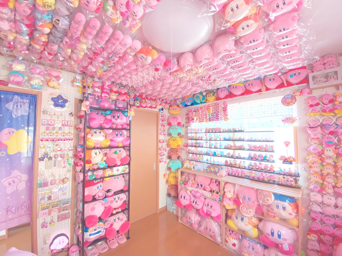 pupupuomatsu's tweet image. 『ヤマシロヤさんに憧れて』🍑✨
#あなたの家のカービィぬいが見たい