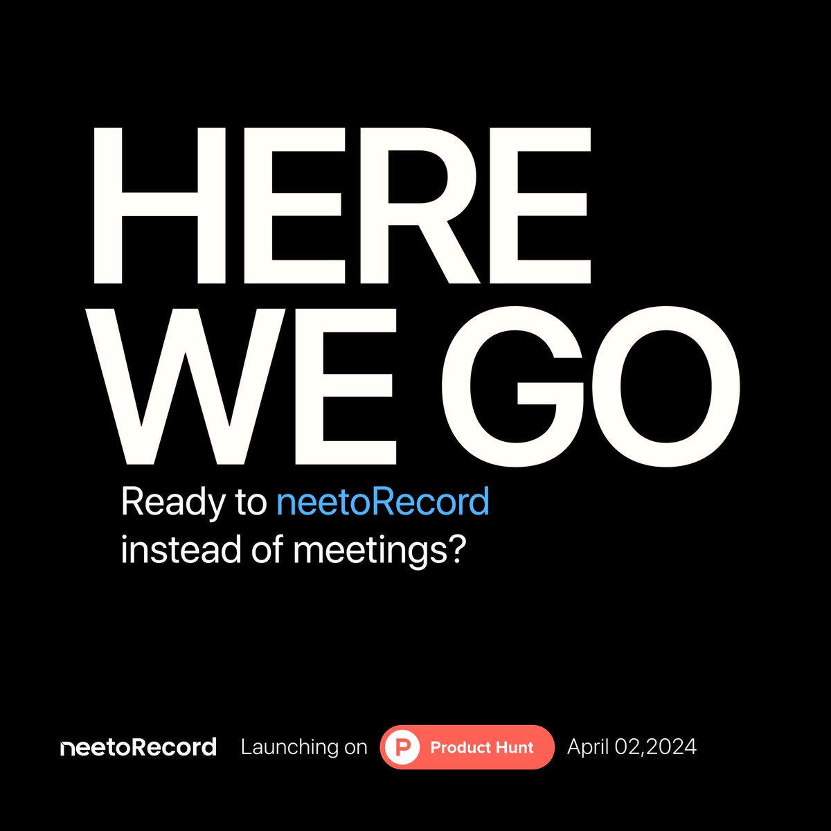 NeetoRecord's tweet image. Tired of endless meetings? Just neetoRecord it.

Launching soon on #ProductHunt: buff.ly/49qlP2F 

Try now: buff.ly/4aR8Lo7 

#productlaunch #saasproduct #launchingsoon #screenrecorder #loomalternative #trynow