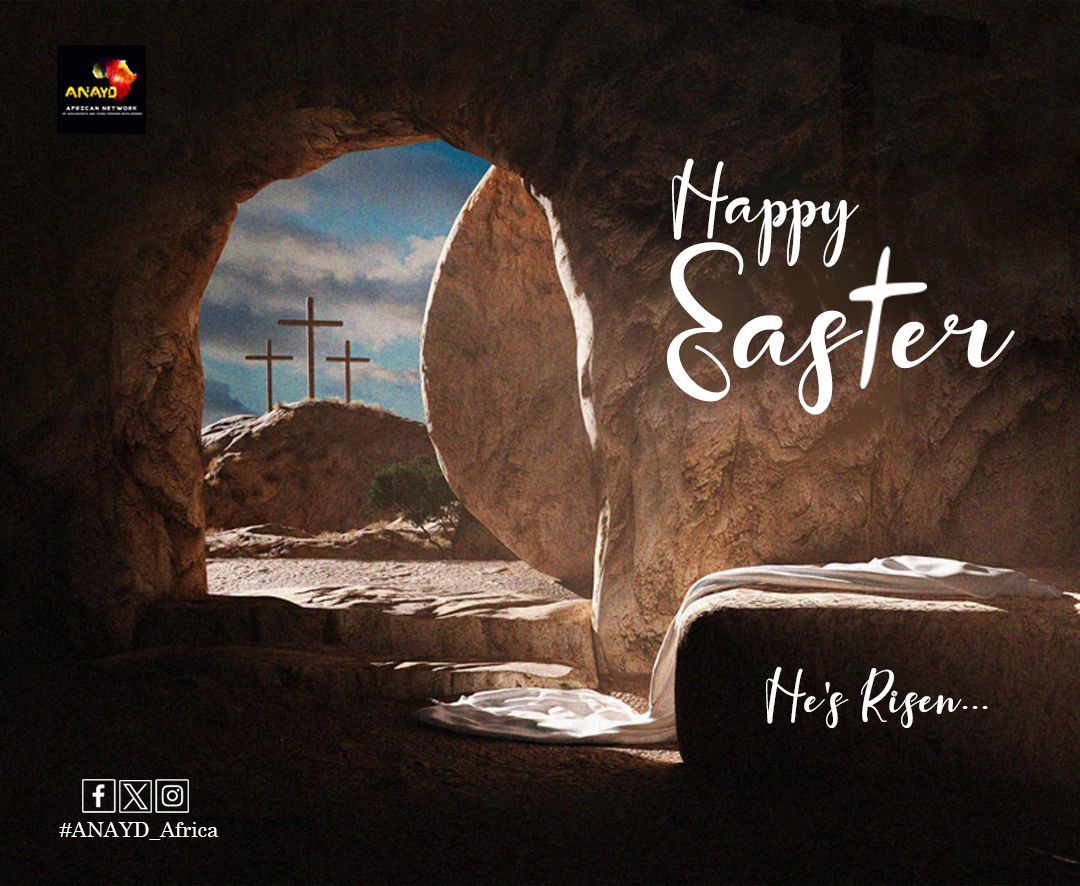 May the power of the resurrection of Jesus Christ fill your heart with hope and purpose this Easter season. Happy Easter... #ANAYD_Africa