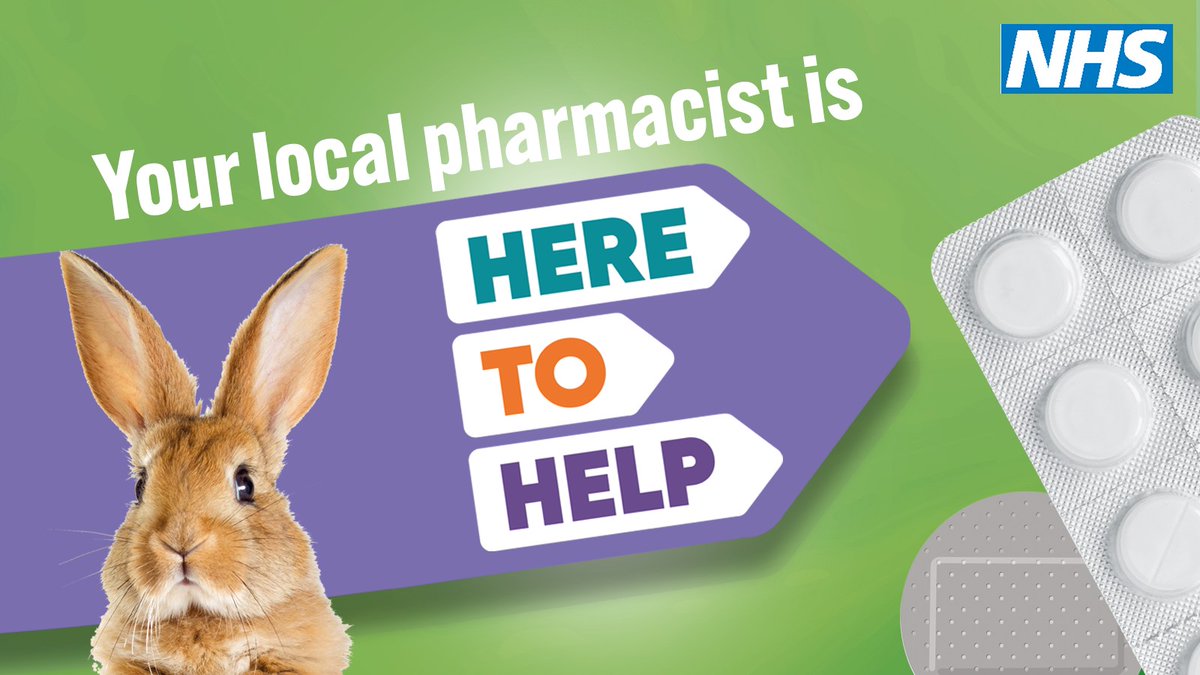 Did you know pharmacists can help give advice and treatment for a range of common illnesses? For more information: nhs.uk/service-search…