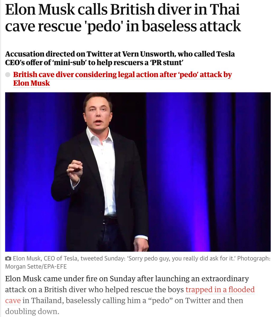 Elon (together with @DavidSacks) is again trying to be an expert on absolutely everything. Back in 2018, he came up with a ridiculous plan to use a 'mini-sub' to rescue children from an underwater cave. Then he called the rescue diver who called the plan a PR stunt a 'pedo guy'.