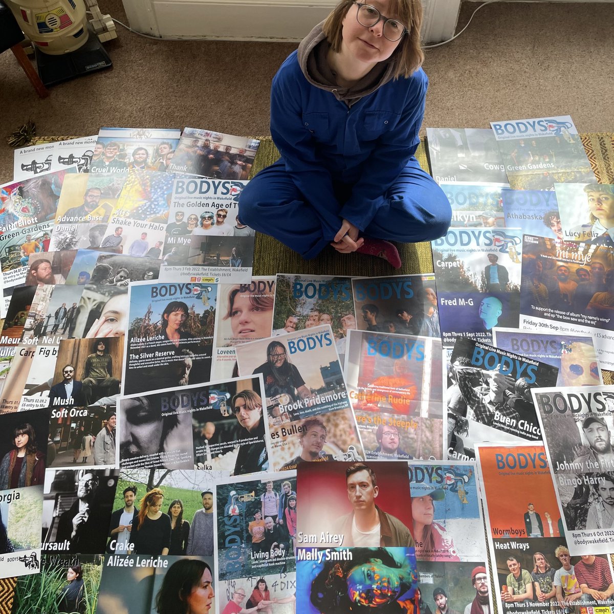 This Thursday we are hosting our 50th gig!! 50 gigs whattttt?? Here I am with all our posters, what a nice trip down memory lane. Come see the 50th show 8pm Thursday @EstablishmentWF with @fig_by_four + @itsadamhopper and the wimps.