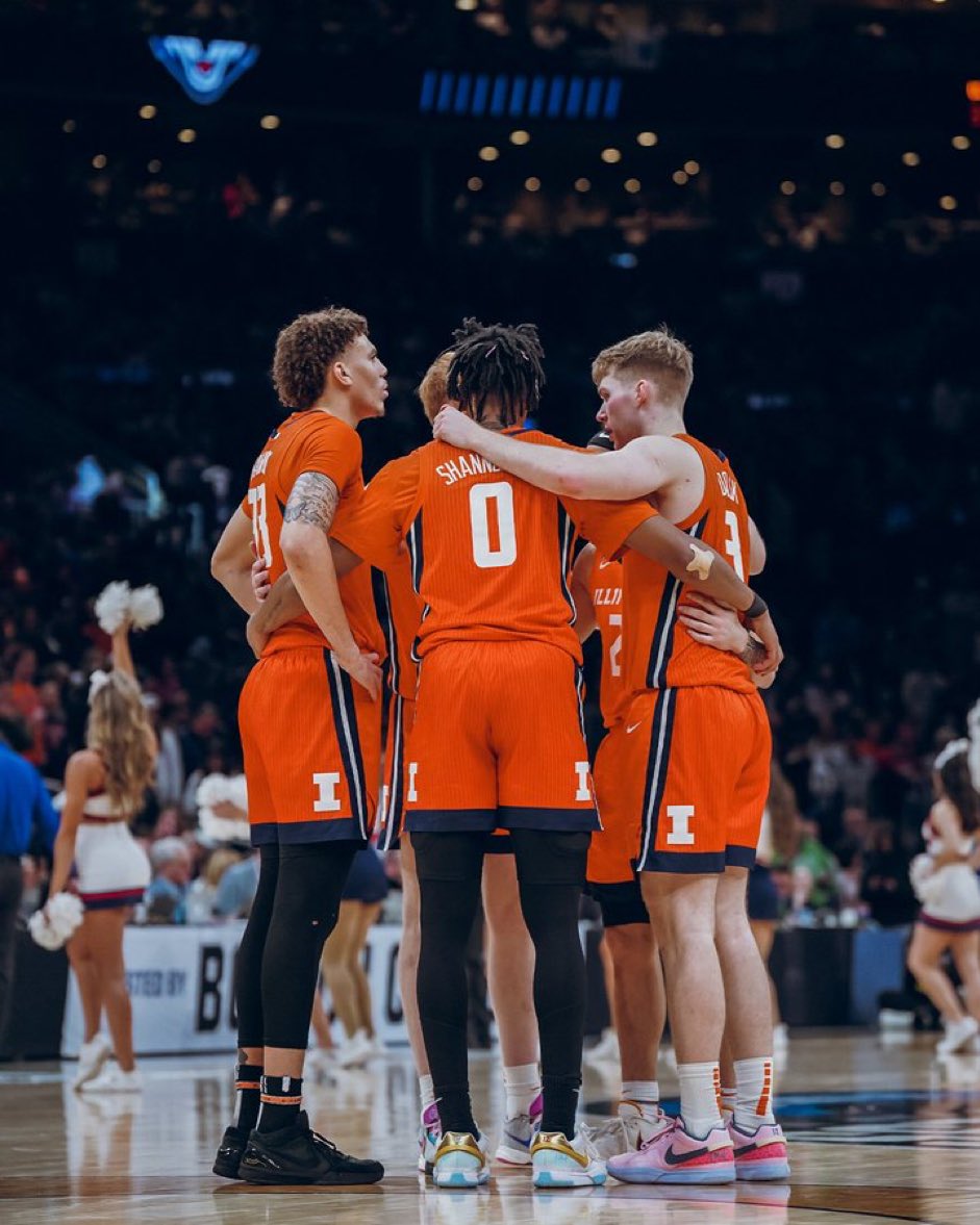 Thank you Coleman Hawkins 🧡 Thank you Terrence Shannon Jr 💙 Thank you Marcus Domask 🧡 Thank you Quincy Guerrier 💙 Thank you Justin Harmon 🧡 Thank you Max Williams 💙 What a season🏆