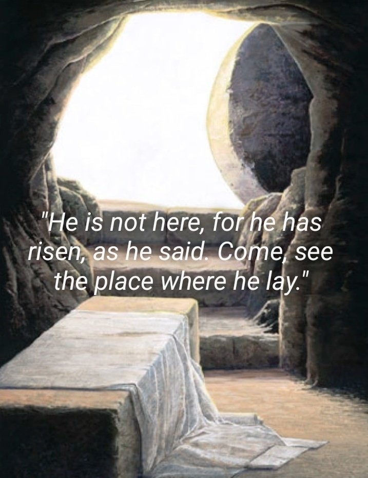 Have a blessed Easter.