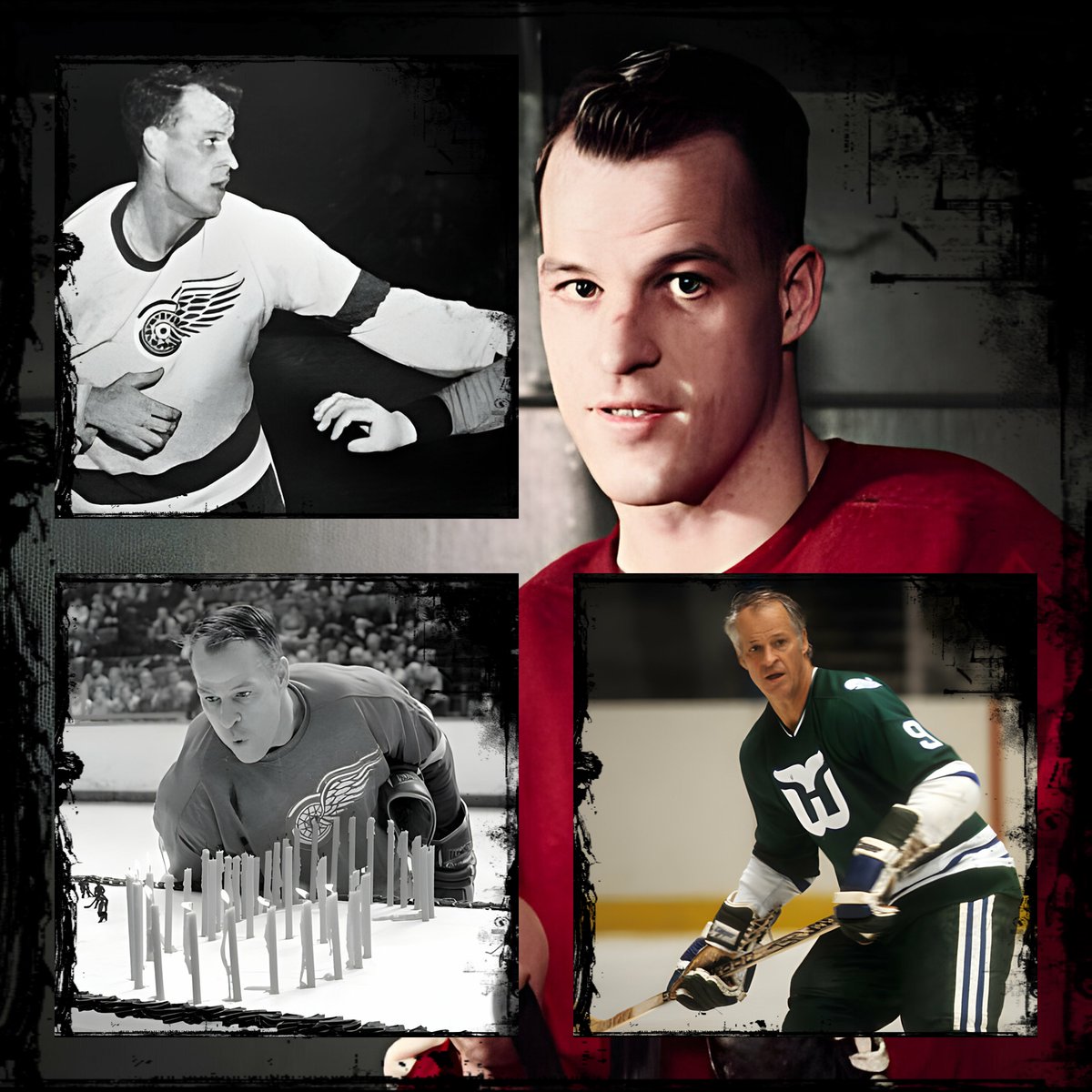 Happy Birthday to the late, great Gordie Howe who played from 1946-1980 with Detroit, Houston, New England, & Hartford. 03.31.24 #HFH #HOF