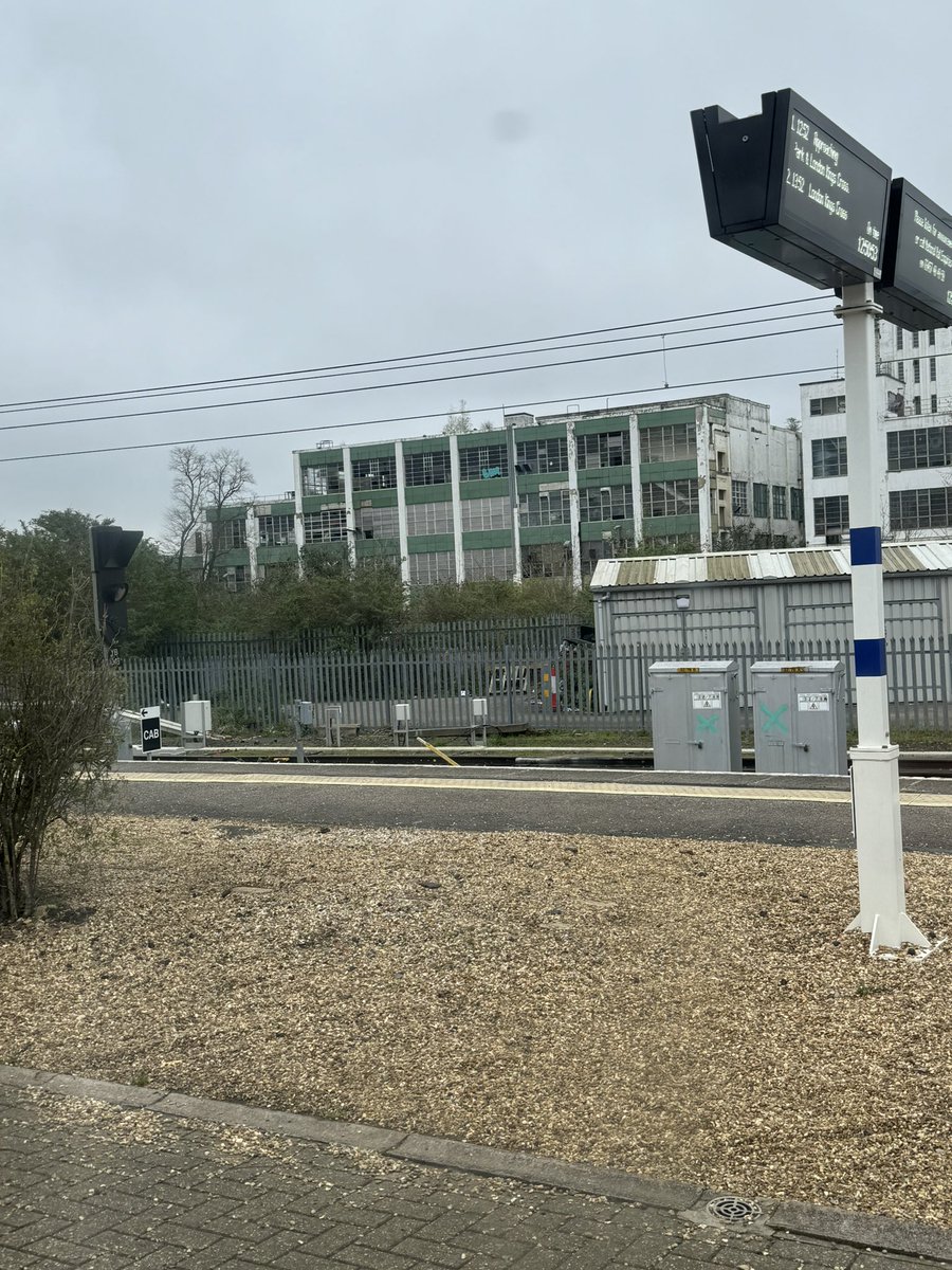 Welwyn Garden City. ‘A marriage of town and country’ it says on the station sign. From here, you’d have to say it doesn’t seem to have been an equal marriage.