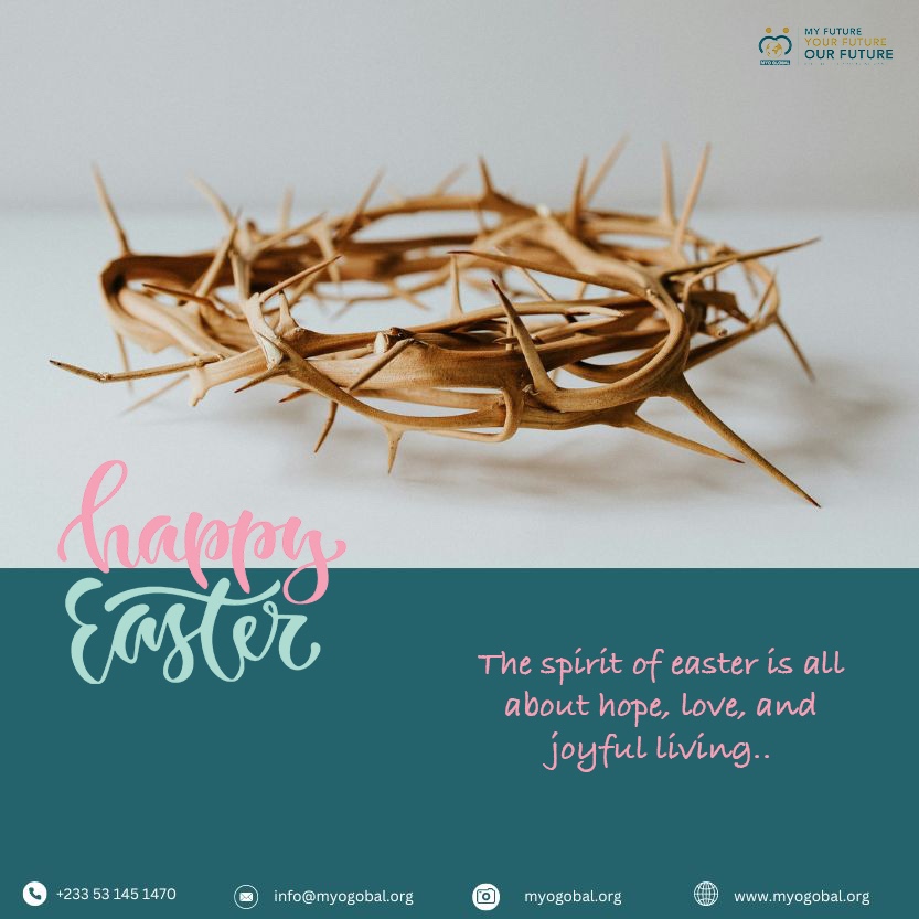 MYOGlobalOrg's tweet photo. MYO Global Organization wishes you all a joy-filled Easter Sunday.
#jesusisrisen #myoglobal #EasterSunday2024 https://t.co/HQK6nanBHf