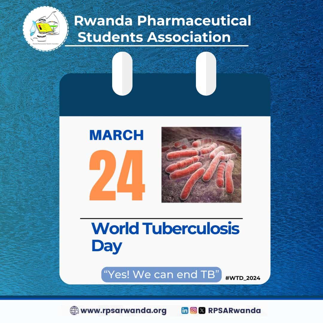 #Today 24 March 2024,is a #world_Tuberculosis_Day.
Let's come together with
@WHO @RwandaHealth @RBCRwanda @Actonamr_founda @AntibioticsThe @RPSARwanda ,...to eradicate TB. Together we can!

#YesWeCanEndTB 💪
