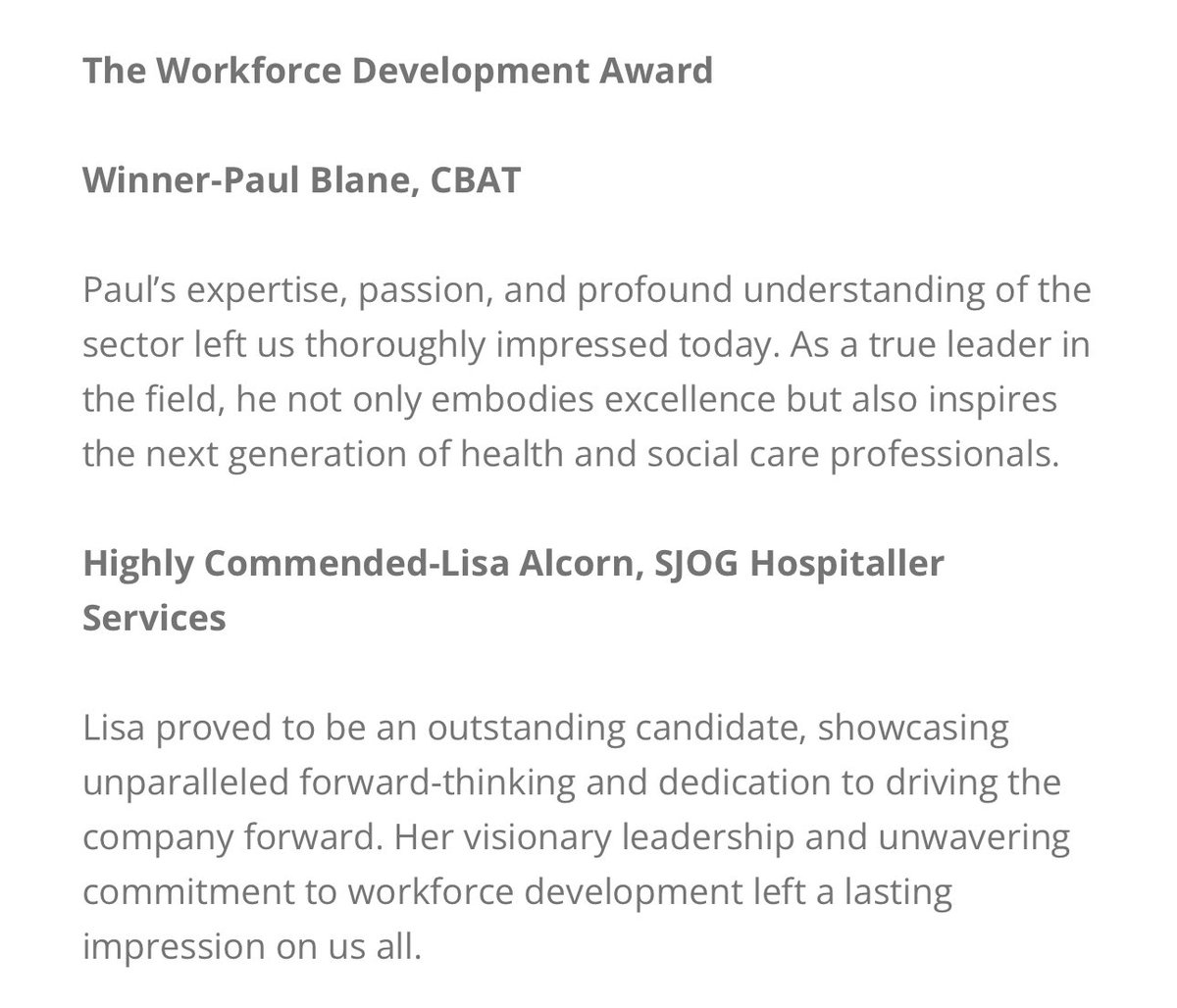 Paul Blane π (@paul_blanemd) on Twitter photo On Friday Night I won the βWorkforce Development Partnership Awardβ at <a href="/GBcareawards/">GB Care Awards</a> National Finals. To say Iβm ecstatic would be an understatement. On Friday Night I won the βWorkforce Development Partnership Awardβ at <a href="/GBcareawards/">GB Care Awards</a> National Finals. To say Iβm ecstatic would be an understatement.