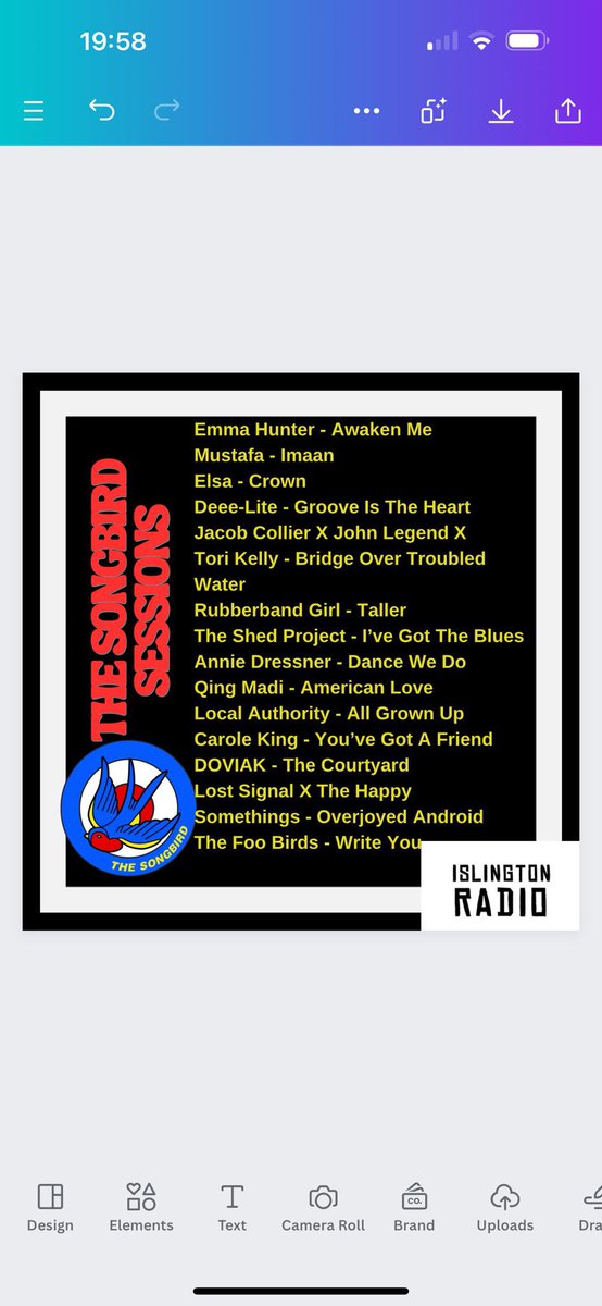 mixcloud.com/IslingtonRadio… The Songbird Sessions has landed! Check out music from @ProjBlackMusic @pulsesnotts @papajimjams @BlueLabBeats @mrcymrcymrcy @IAMmollyGreen @officialdpower @workintvband @EmmaHunterMusic @MustafaThePoet @elsawav @jacobcollier @project_shed @AnnieDressner>