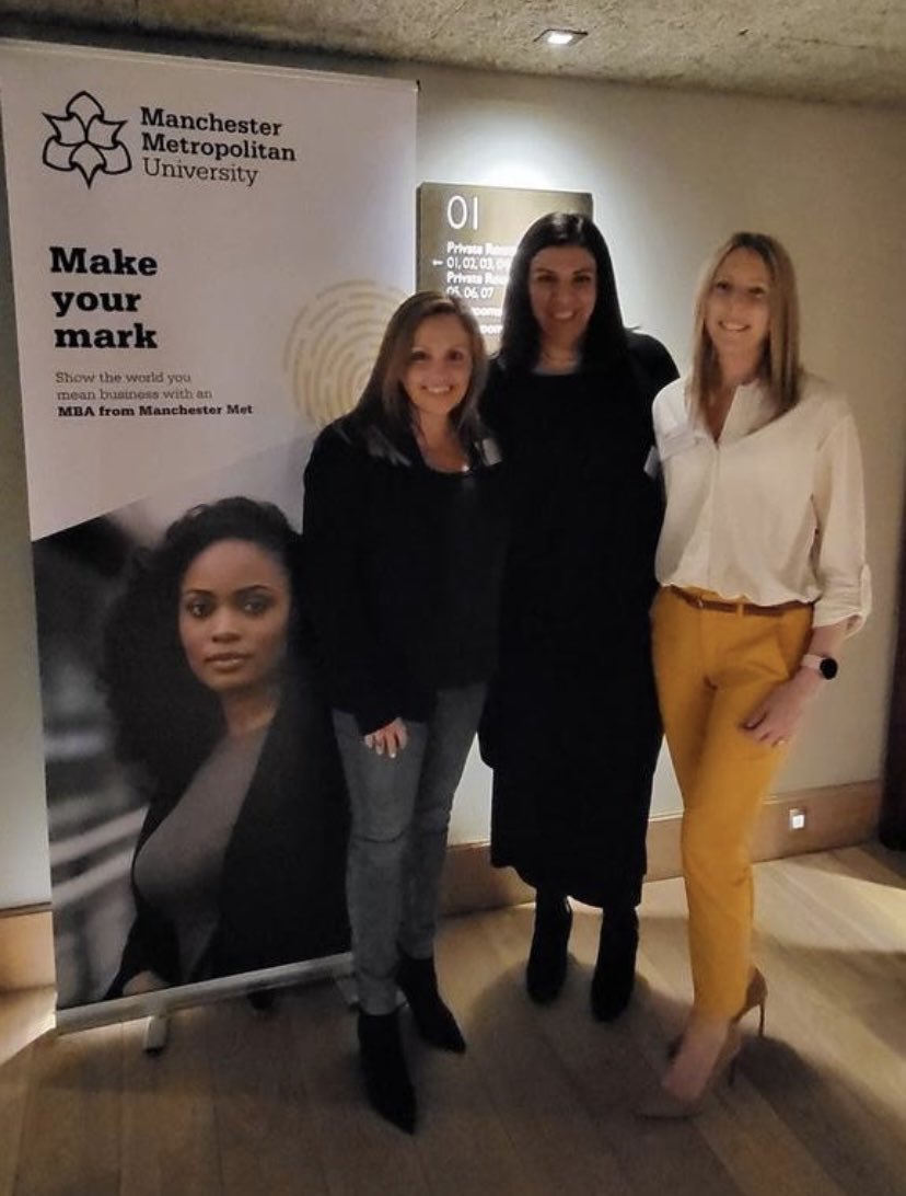 ProfFiddy's tweet image. The #ManMet #MBA ⁦@Assoc_of_MBAs⁩ launch was a huge success. Simon Rutter #digitalleadership &amp;amp; ⁦@AdeleEvery⁩ #humanleadership talks were so on point. 

#leadership has never been as important. Our @ManMetUni #MBA will equip you with #skills to #lead with confidence.