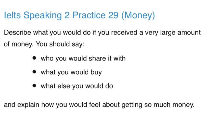 IELTS_with_me's tweet photo. #IELTS speaking part 2 : money

#ไอเอล #สอบielts #ติวไอเอล #ติวเตอร์ภาษาอังกฤษ #ติวอังกฤษ #ติวielts #ติวsat #ALEVEL #MUIC #toeic #TPAT #dek67 #dek68 #TGAT #NETSAT #TUGET #CUTEP #TCAS #TCAS67 #TCAS68 #bbacu #bbatu #betu #bascii #ebacu #bsac #jippcu #bjmtu #bbtech #balaccu https://t.co/Ngm8VTXyAI