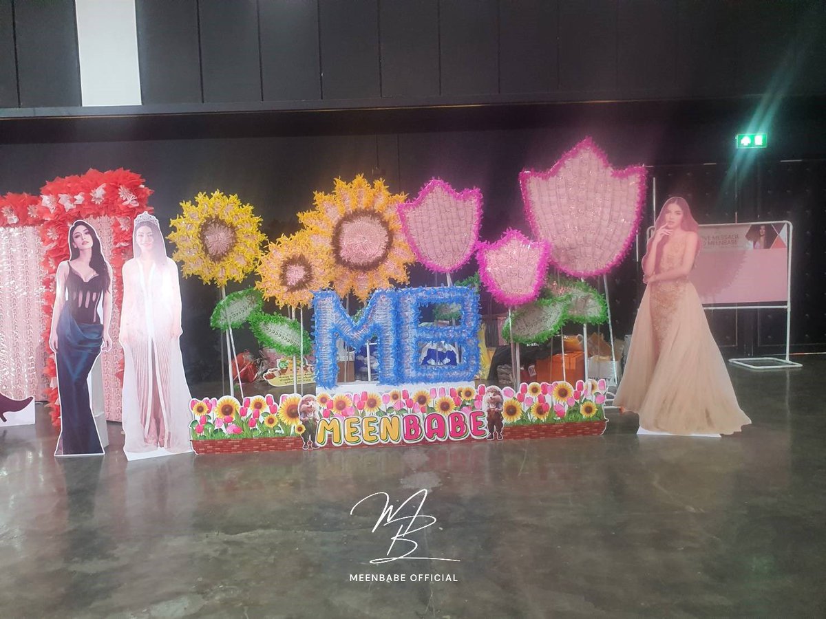 demmb0243's tweet photo. บูธของทั้งสามบ้านน่ารักมากเลย🤍

MB X FANMEETING
#FirstmeetMEENBABE https://t.co/8LwnYeyweq
