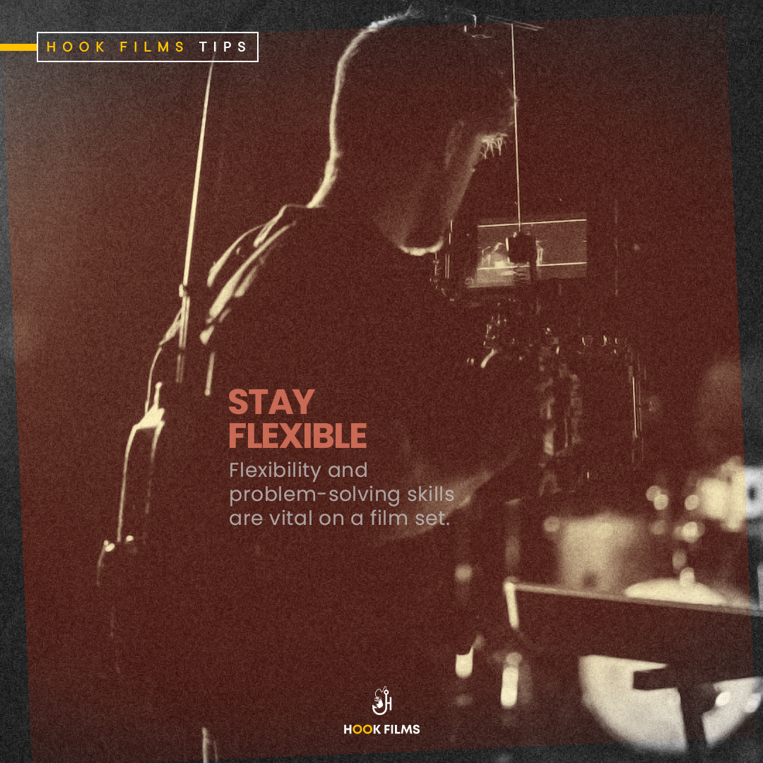 hook_films's tweet image. 📷 In the world of filmmaking, adaptability is not just a useful trait – it's a necessity. No matter how meticulously you plan your shoot, unexpected challenges can arise at any moment. This is where flexibility &amp;amp; problem-solving skills come into play.

#filmmakingtips #hookfilms